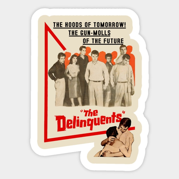 The Delinquents Vintage Robert Altman Sticker by minimalistix